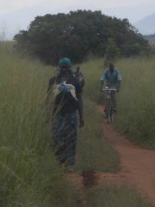 A typical Ugandan road